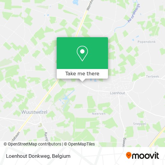 Loenhout Donkweg plan
