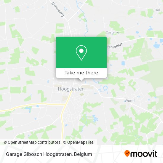 Garage Gibosch Hoogstraten map