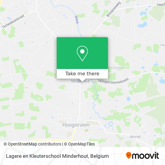 Lagere en Kleuterschool Minderhout map