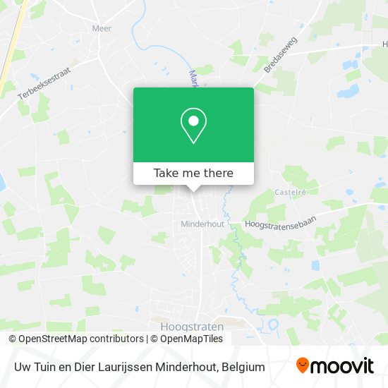 Uw Tuin en Dier Laurijssen Minderhout plan