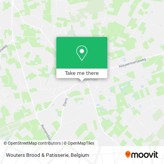 Wouters Brood & Patisserie map