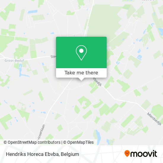 Hendriks Horeca Ebvba map