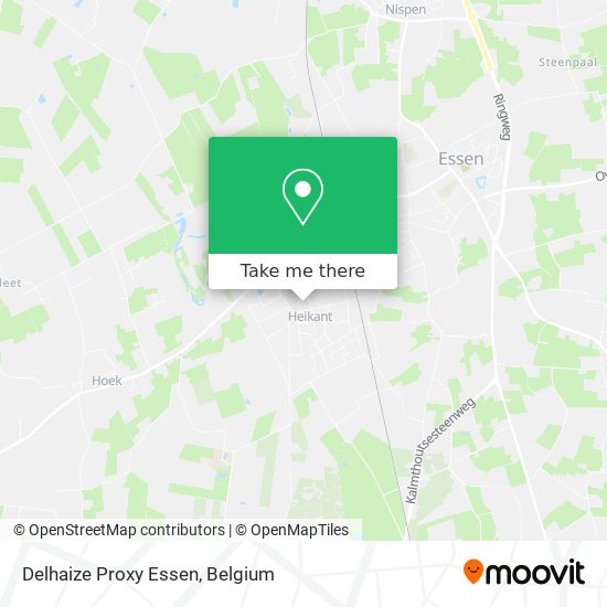 Delhaize Proxy Essen map