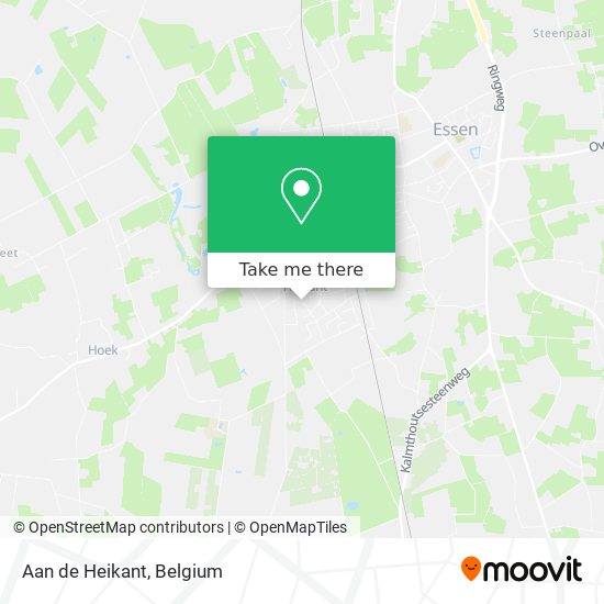 Aan de Heikant map