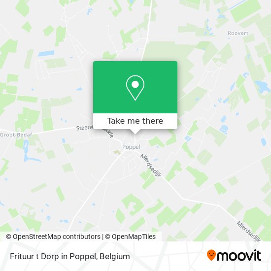 Frituur t Dorp in Poppel plan