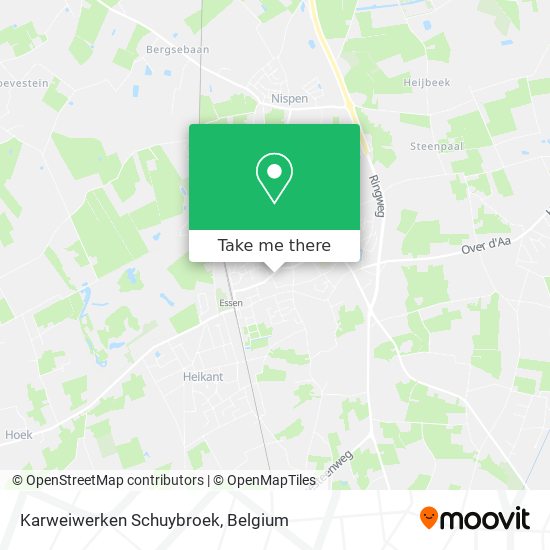 Karweiwerken Schuybroek map