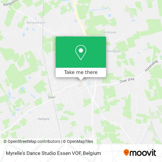 Myrelle's Dance Studio Essen VOF map