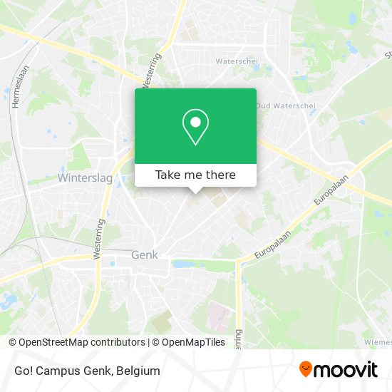 Go! Campus Genk map