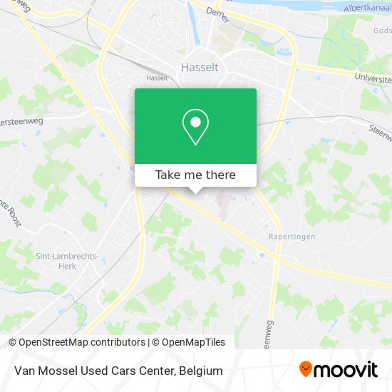 Van Mossel Used Cars Center map