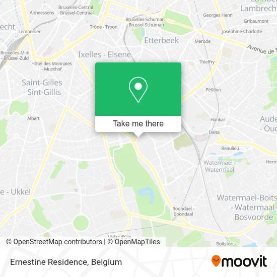 Ernestine Residence map