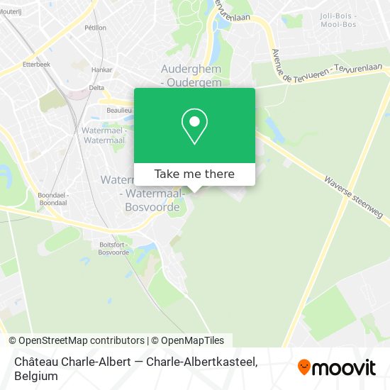 Château Charle-Albert — Charle-Albertkasteel map
