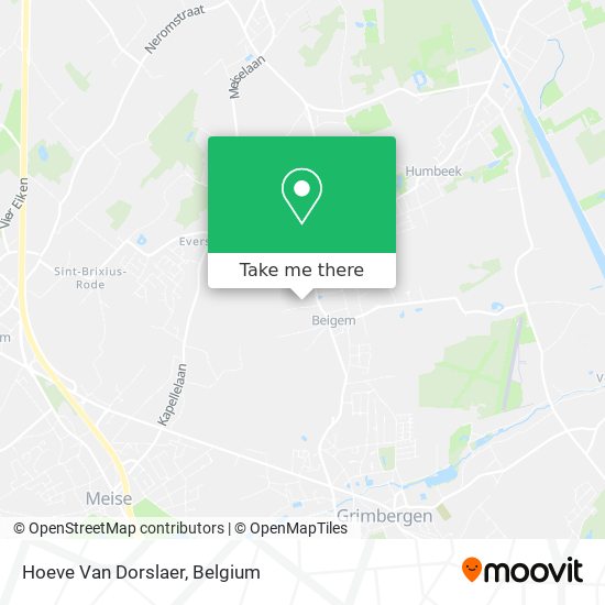 Hoeve Van Dorslaer map