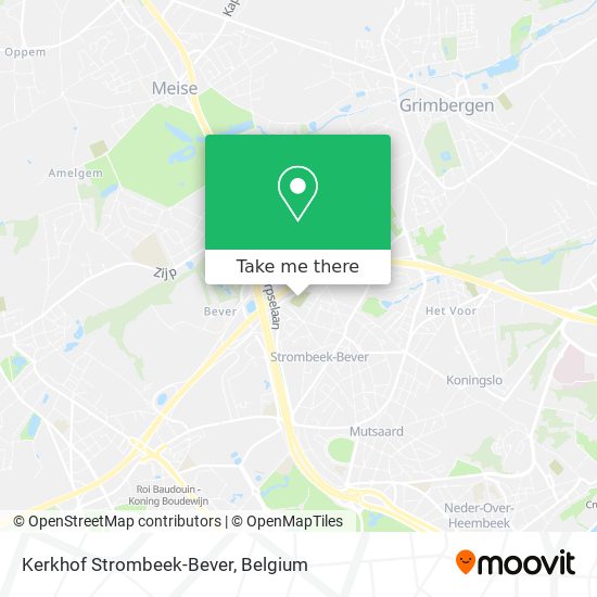 Kerkhof Strombeek-Bever plan