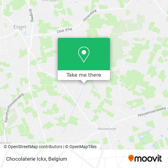 Chocolaterie Ickx map