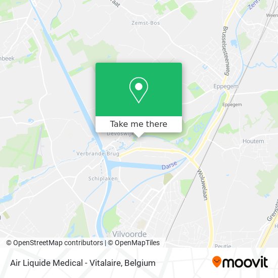 Air Liquide Medical - Vitalaire map