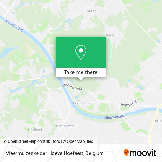 Vleermuizenkelder Hoeve Hoefaert plan