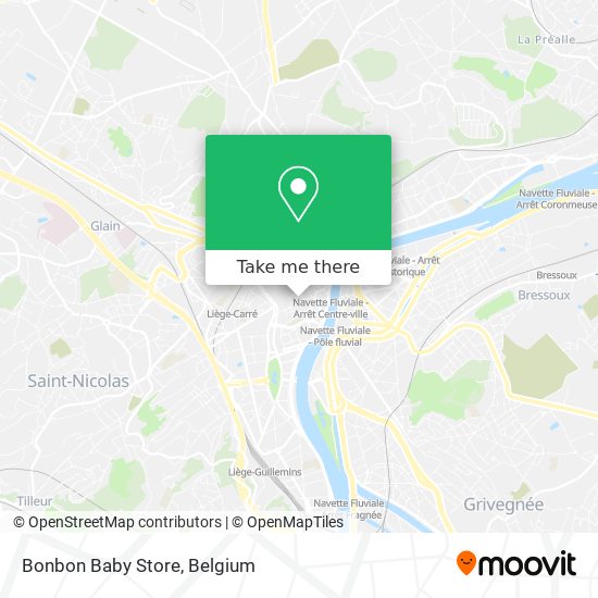 Bonbon Baby Store map