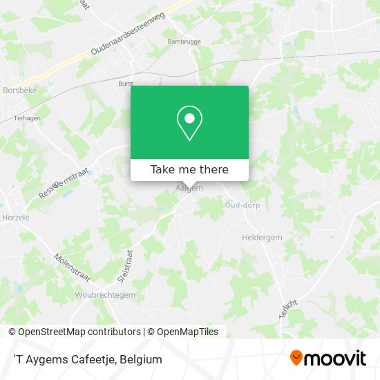 'T Aygems Cafeetje map