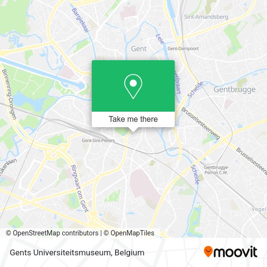 Gents Universiteitsmuseum map