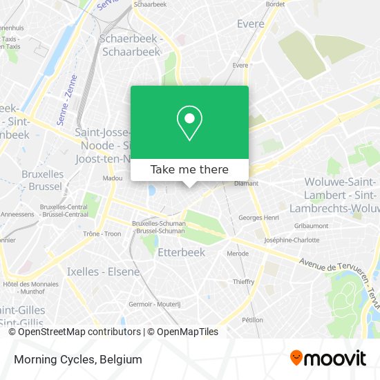 Morning Cycles map