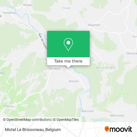 Motel Le Brissoneau map