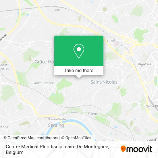 Centre Médical Pluridisciplinaire De Montegnée map