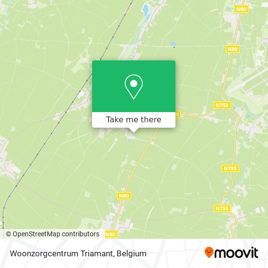 Woonzorgcentrum Triamant map