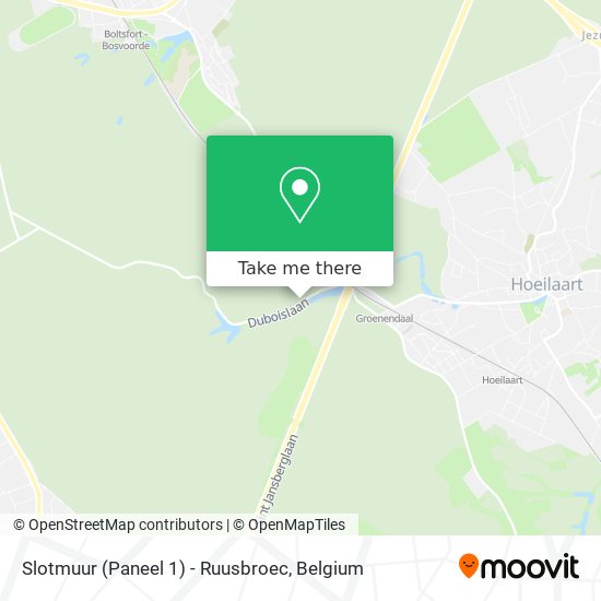 Slotmuur (Paneel 1) - Ruusbroec plan
