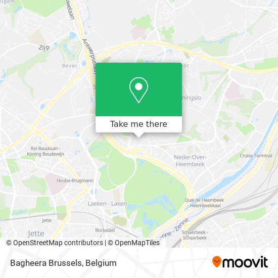 Bagheera Brussels map