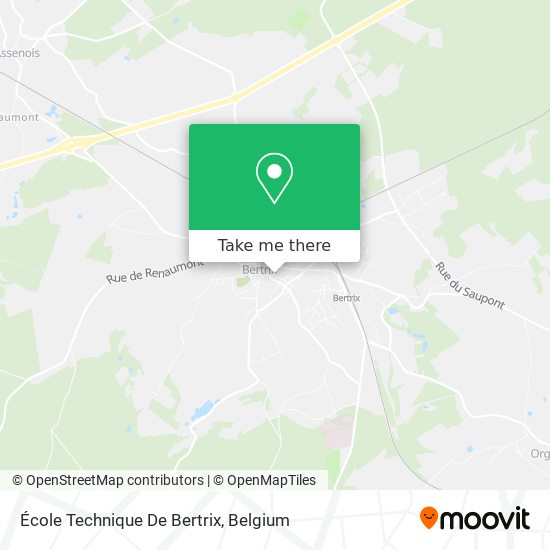 École Technique De Bertrix map