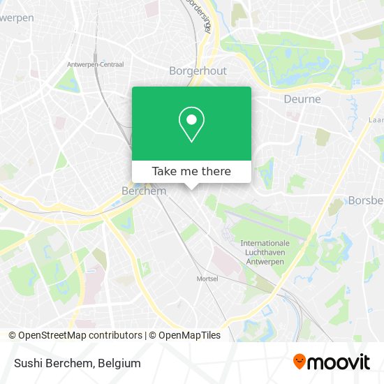 Sushi Berchem map