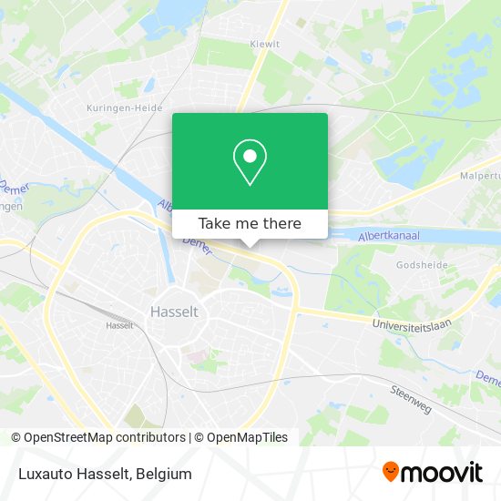 Luxauto Hasselt plan