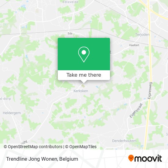 Trendline Jong Wonen map