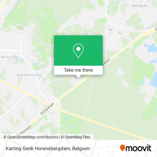 Karting Genk Horensbergdam map