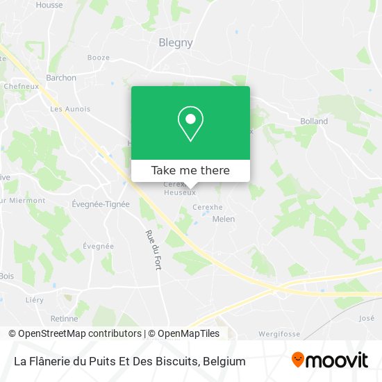 La Flânerie du Puits Et Des Biscuits plan