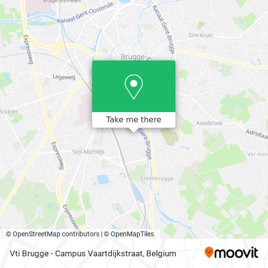 Vti Brugge - Campus Vaartdijkstraat map