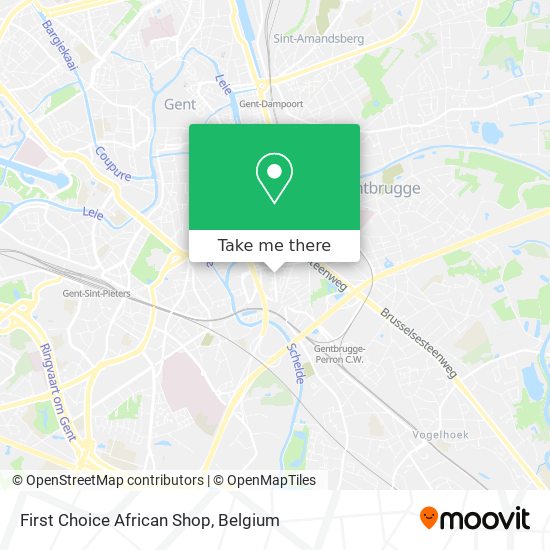 First Choice African Shop map