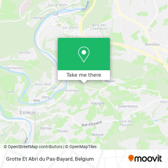 Grotte Et Abri du Pas-Bayard map