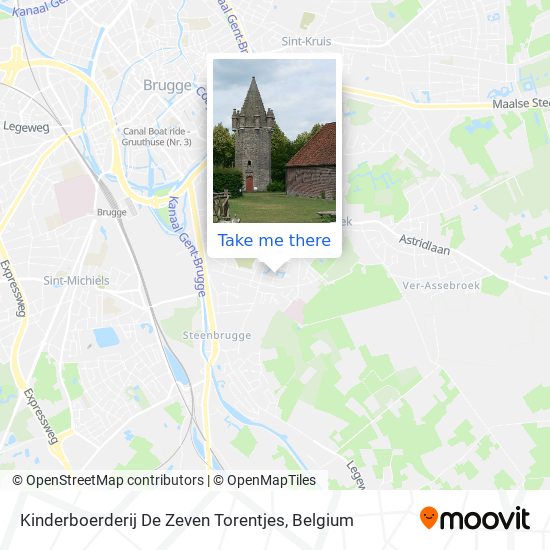 Kinderboerderij De Zeven Torentjes map