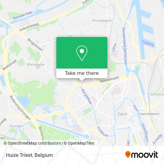 Huize Triest map