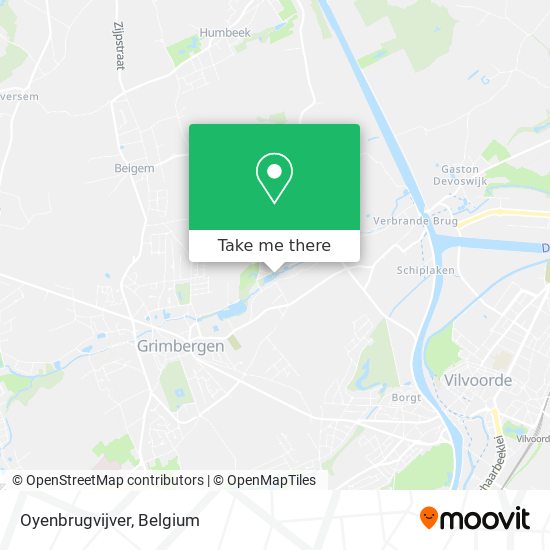 Oyenbrugvijver map