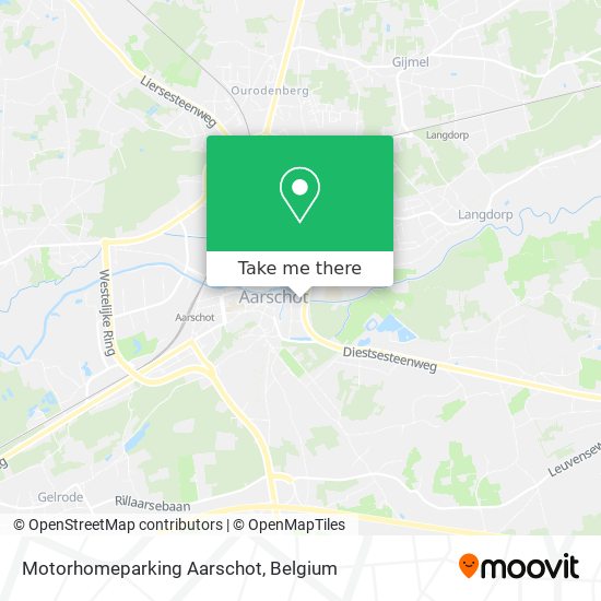 Motorhomeparking Aarschot map