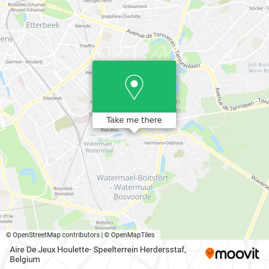 Aire De Jeux Houlette- Speelterrein Herdersstaf map