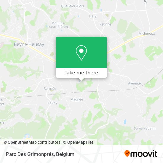 Parc Des Grimonprés map