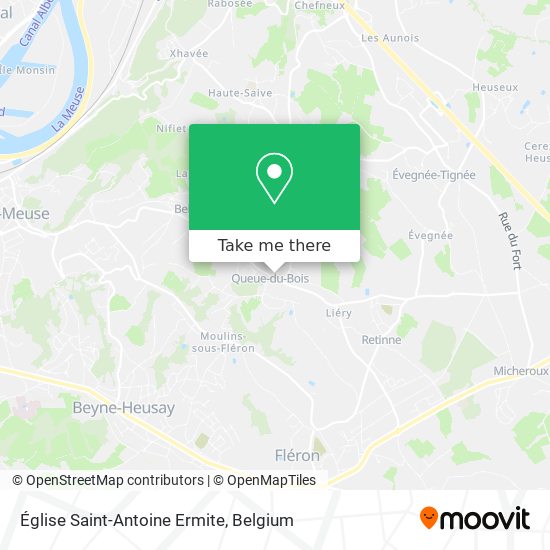 Église Saint-Antoine Ermite plan
