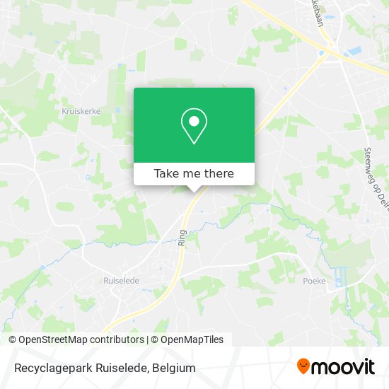Recyclagepark Ruiselede map