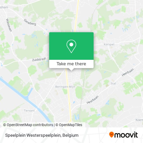 Speelplein Westerspeelplein map