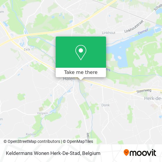 Keldermans Wonen Herk-De-Stad map
