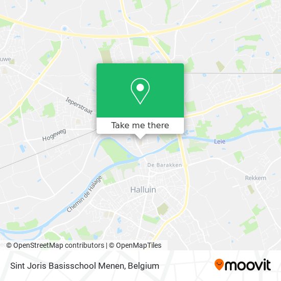 Sint Joris Basisschool Menen map