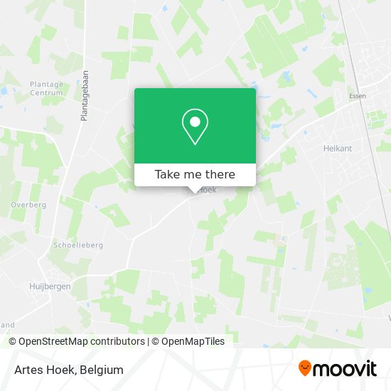 Artes Hoek map